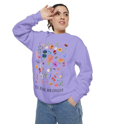 Sweatshirt Rise, Bloom and Conquer - Sweatshirt