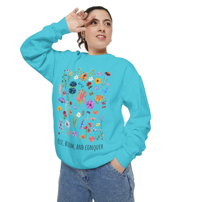 Sweatshirt Rise, Bloom and Conquer - Sweatshirt