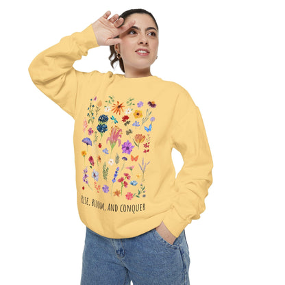 Sweatshirt Rise, Bloom and Conquer - Sweatshirt