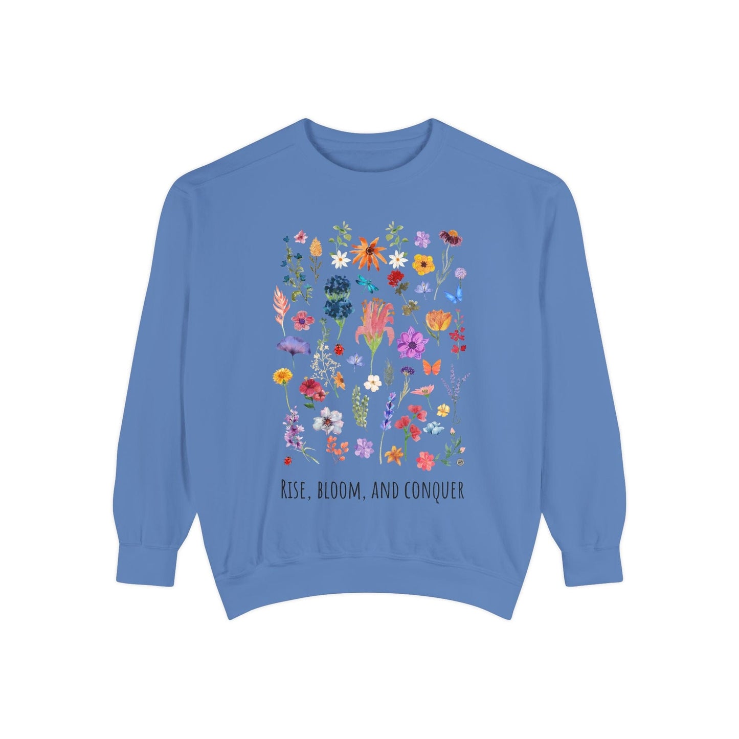 Sweatshirt Rise, Bloom and Conquer - Sweatshirt Flo Blue / S