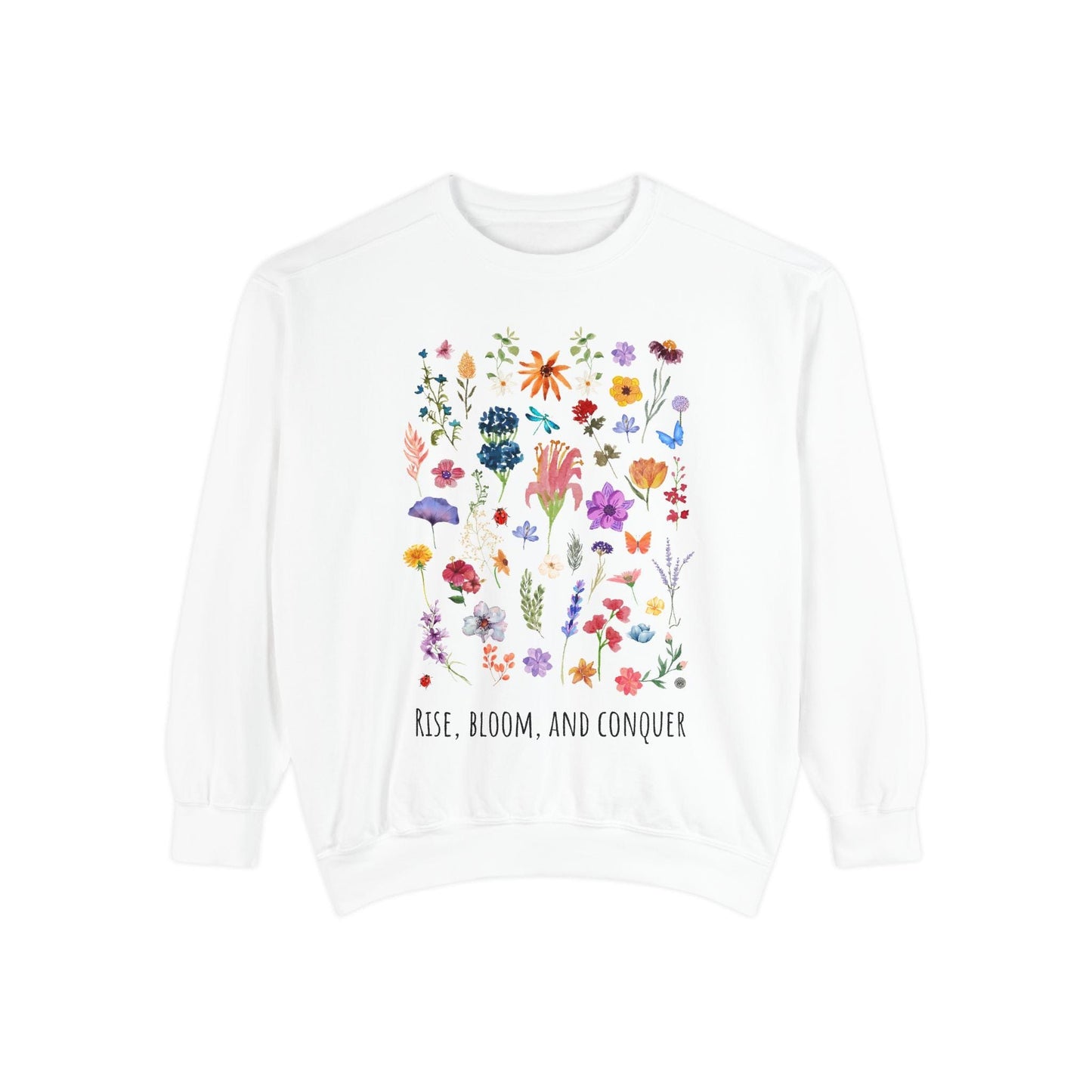 Sweatshirt Rise, Bloom and Conquer - Sweatshirt White / S