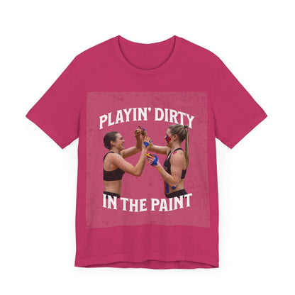T-Shirt Basketball Tee - Playin Dirty in the Paint