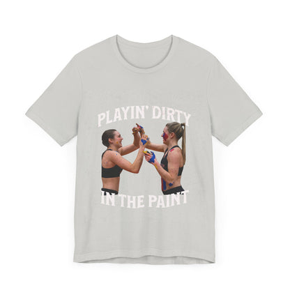 T-Shirt Basketball Tee - Playin Dirty in the Paint