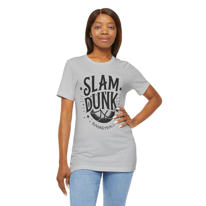 T-Shirt Basketball Tee - Slam Dunk Design