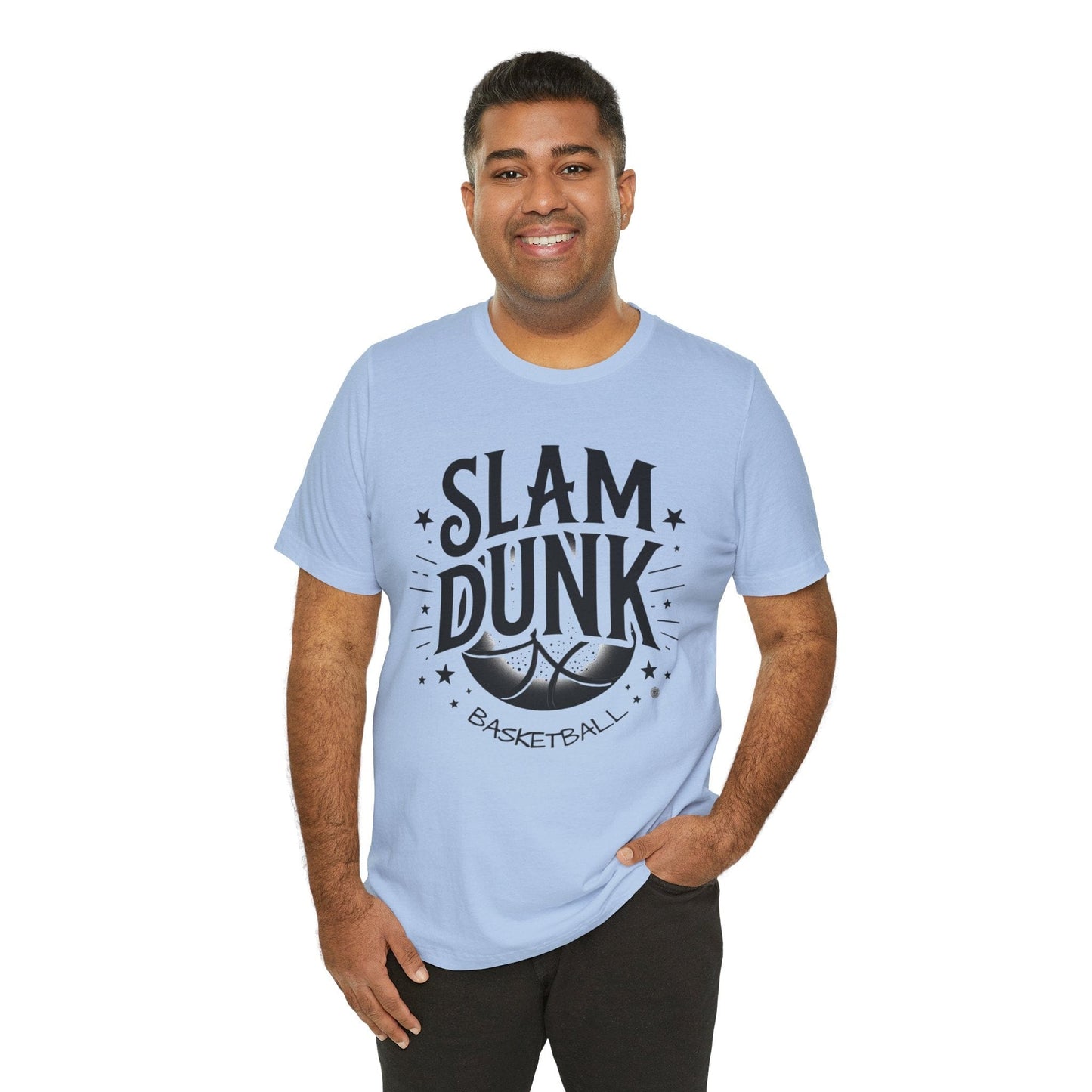 T-Shirt Basketball Tee - Slam Dunk Design
