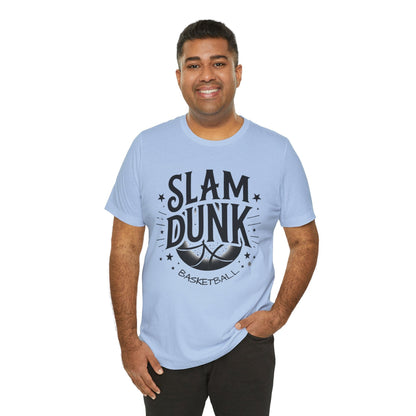 T-Shirt Basketball Tee - Slam Dunk Design