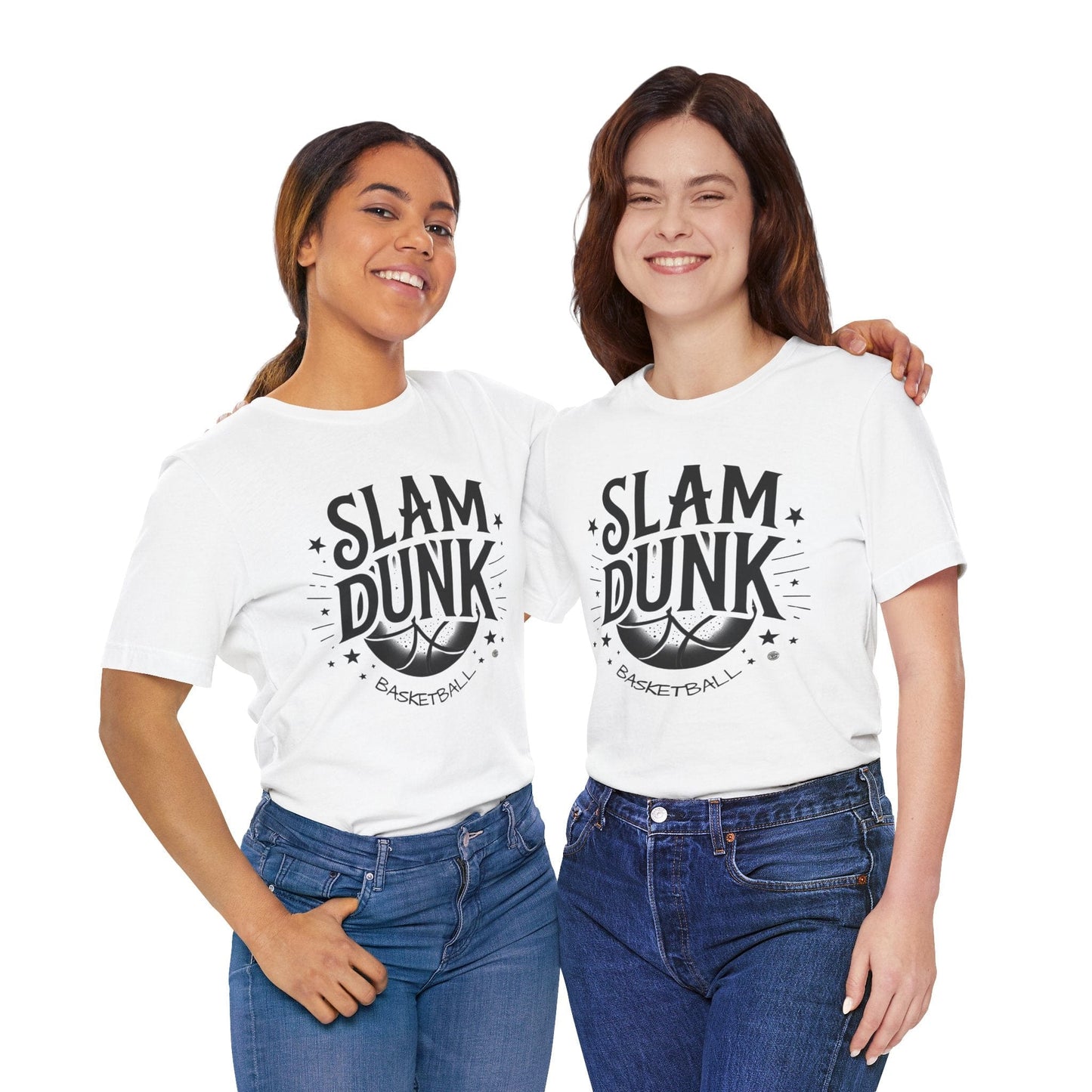 T-Shirt Basketball Tee - Slam Dunk Design