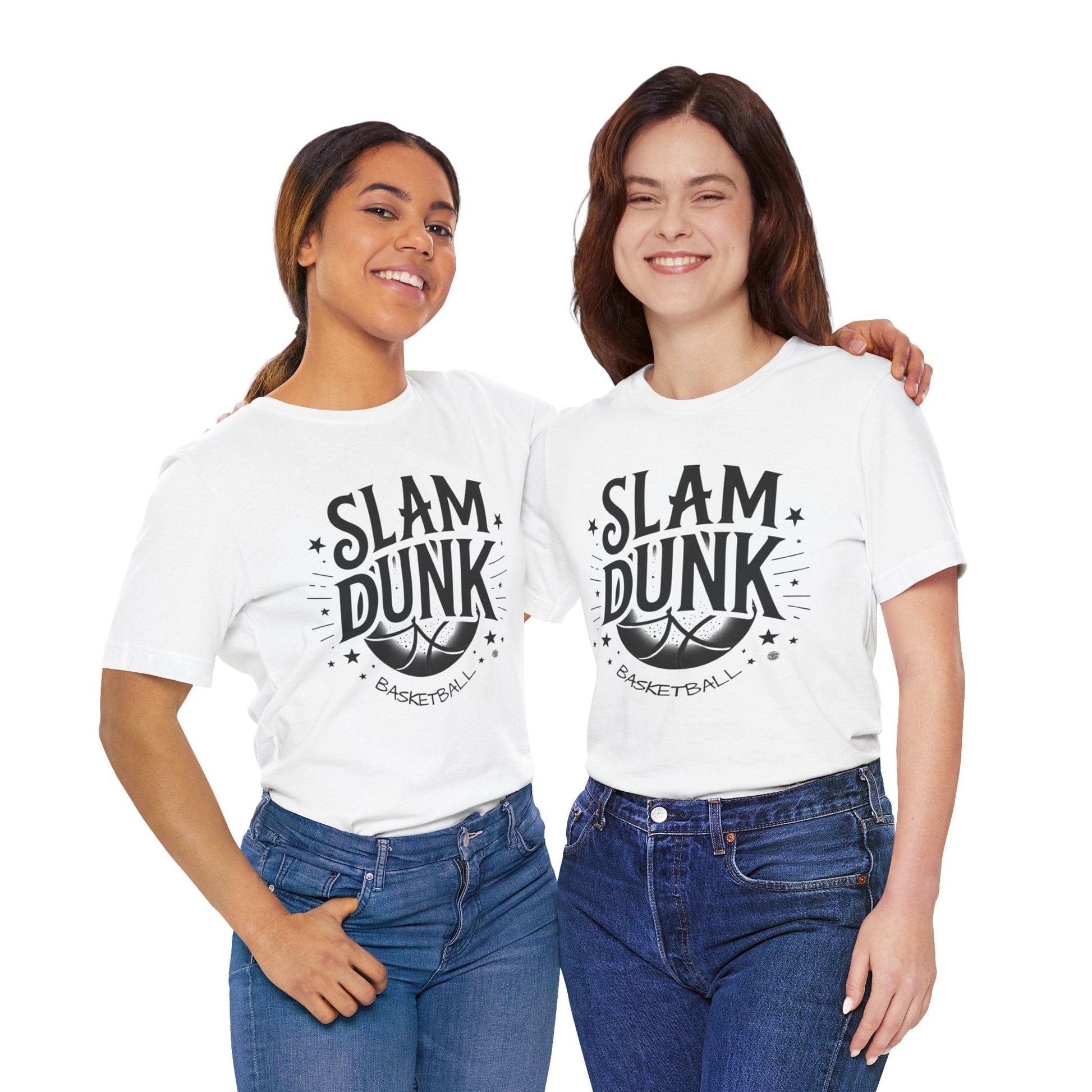 T-Shirt Basketball Tee - Slam Dunk Design