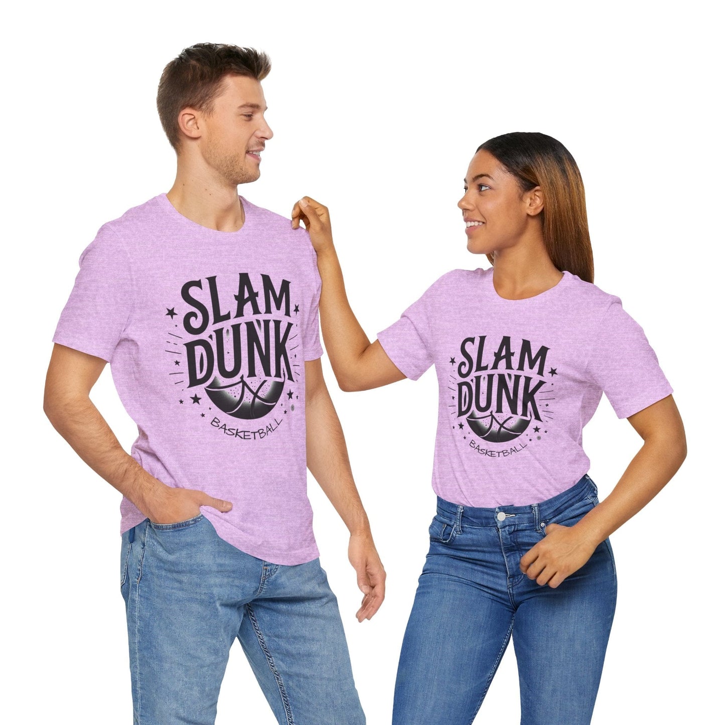 T-Shirt Basketball Tee - Slam Dunk Design