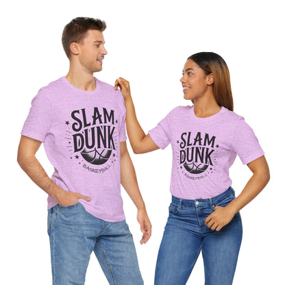 T-Shirt Basketball Tee - Slam Dunk Design