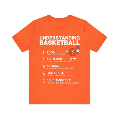 T-Shirt Basketball Tee - Understanding Basketball Orange / S