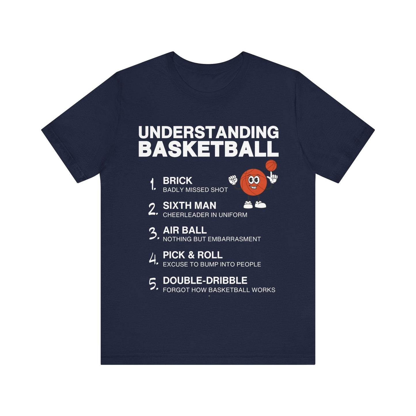T-Shirt Basketball Tee - Understanding Basketball Navy / S