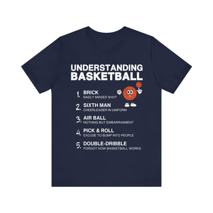 T-Shirt Basketball Tee - Understanding Basketball Navy / S