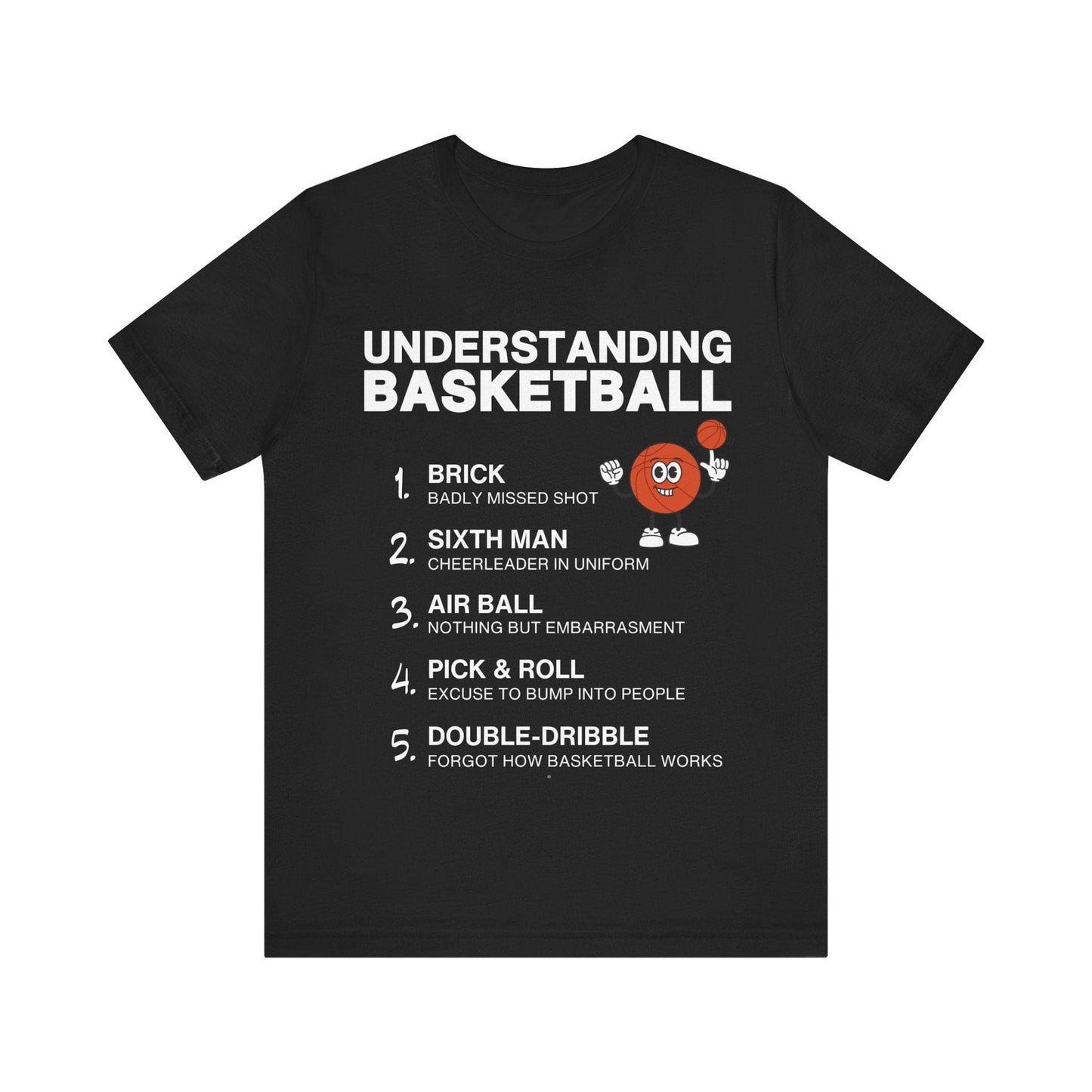 T-Shirt Basketball Tee - Understanding Basketball Black / S