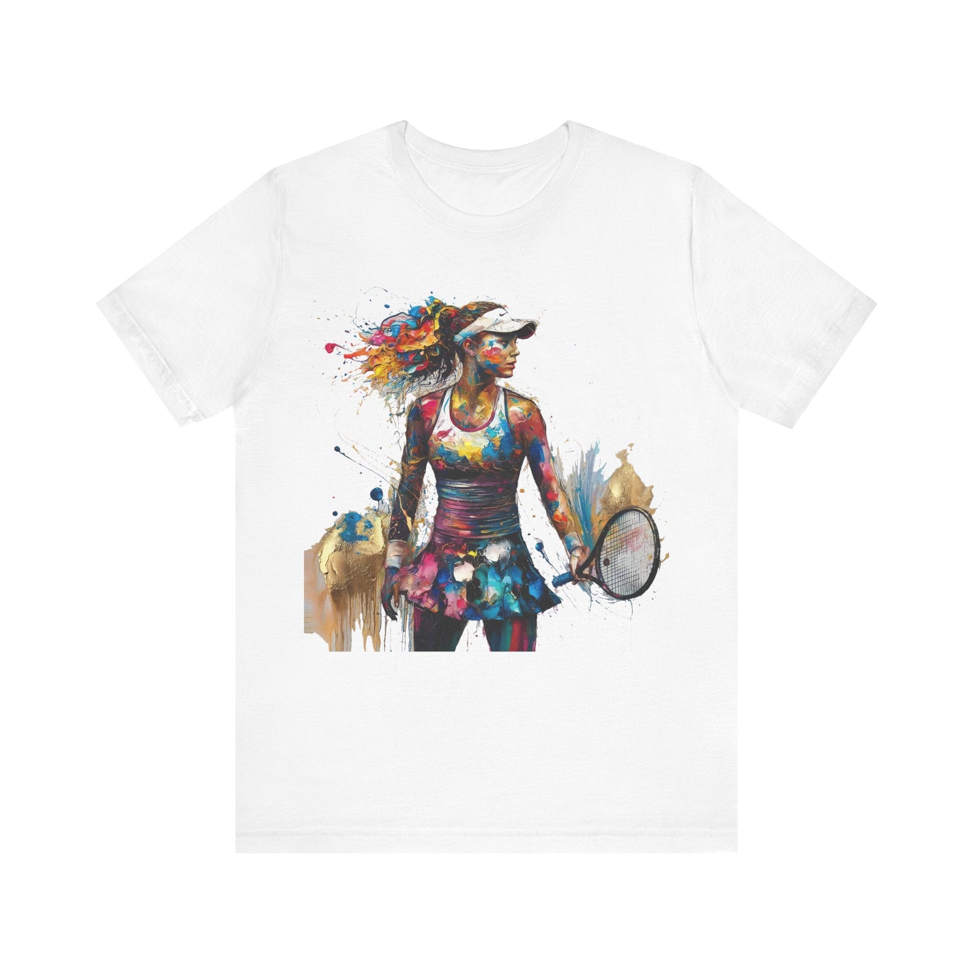 T-Shirt Basketball Tee - Unisex Jersey Short Sleeve Tee White / S