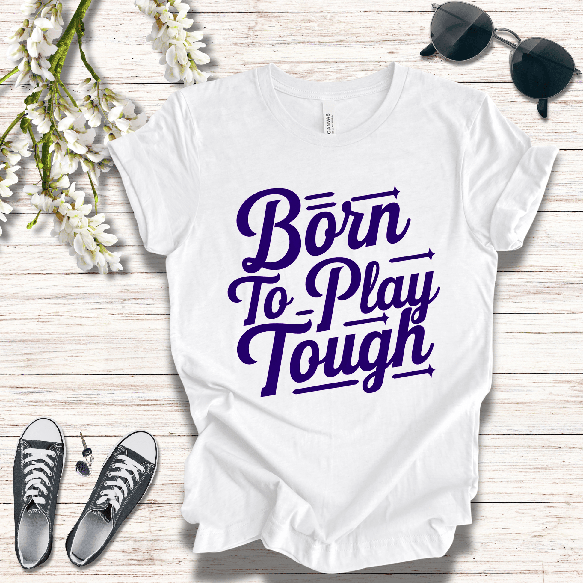 T-Shirt Born to Play Tough Tee