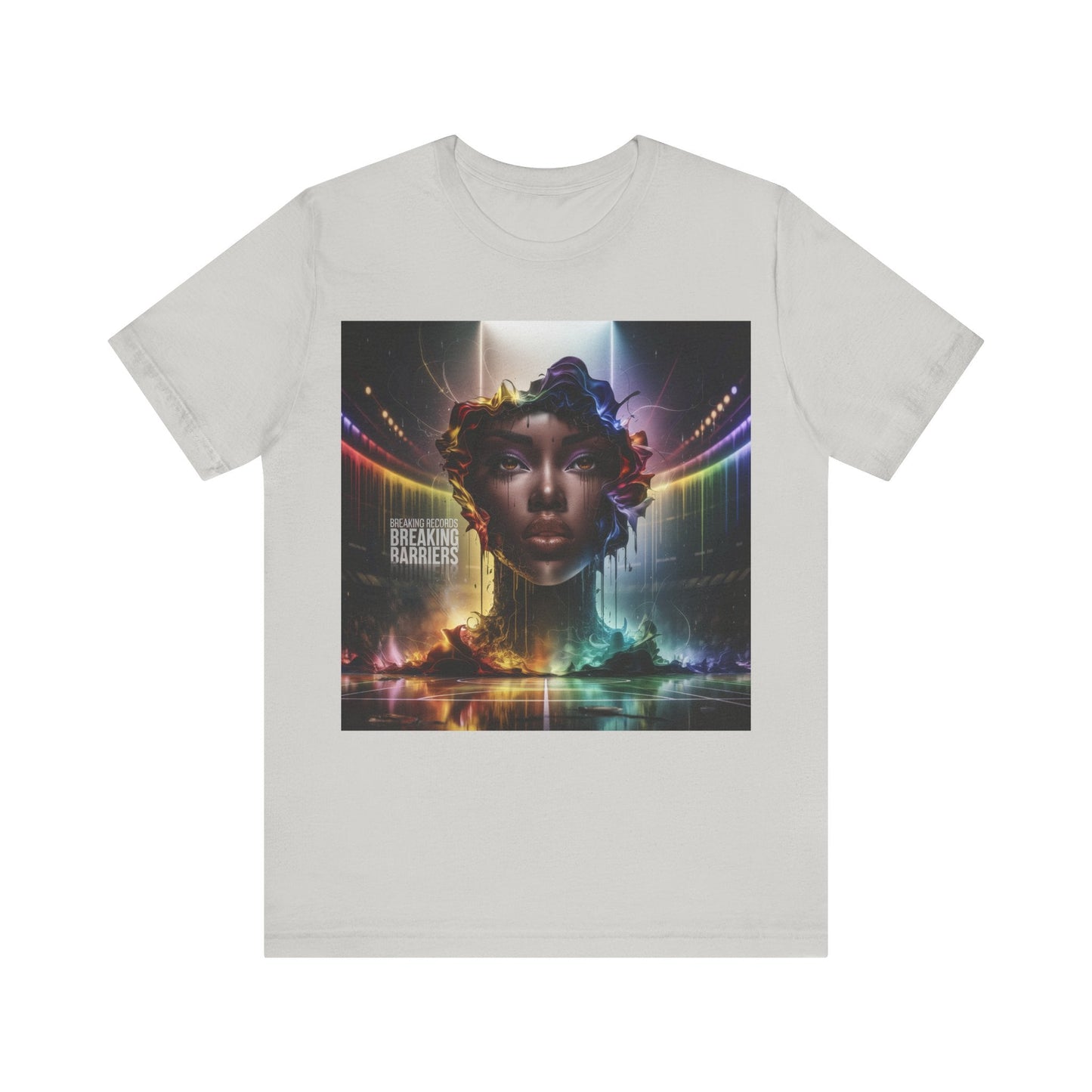 T-Shirt Breaking Records & Barriers Unisex Graphic Tee Silver / S