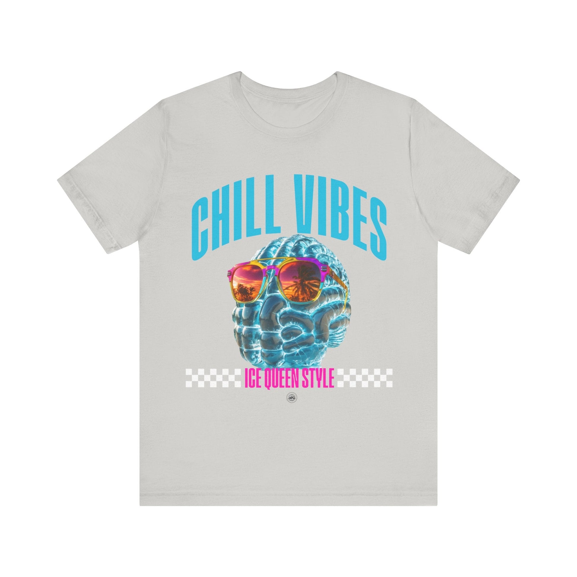 T-Shirt Chill Vibes Tee - Ice Queen Style Silver / S