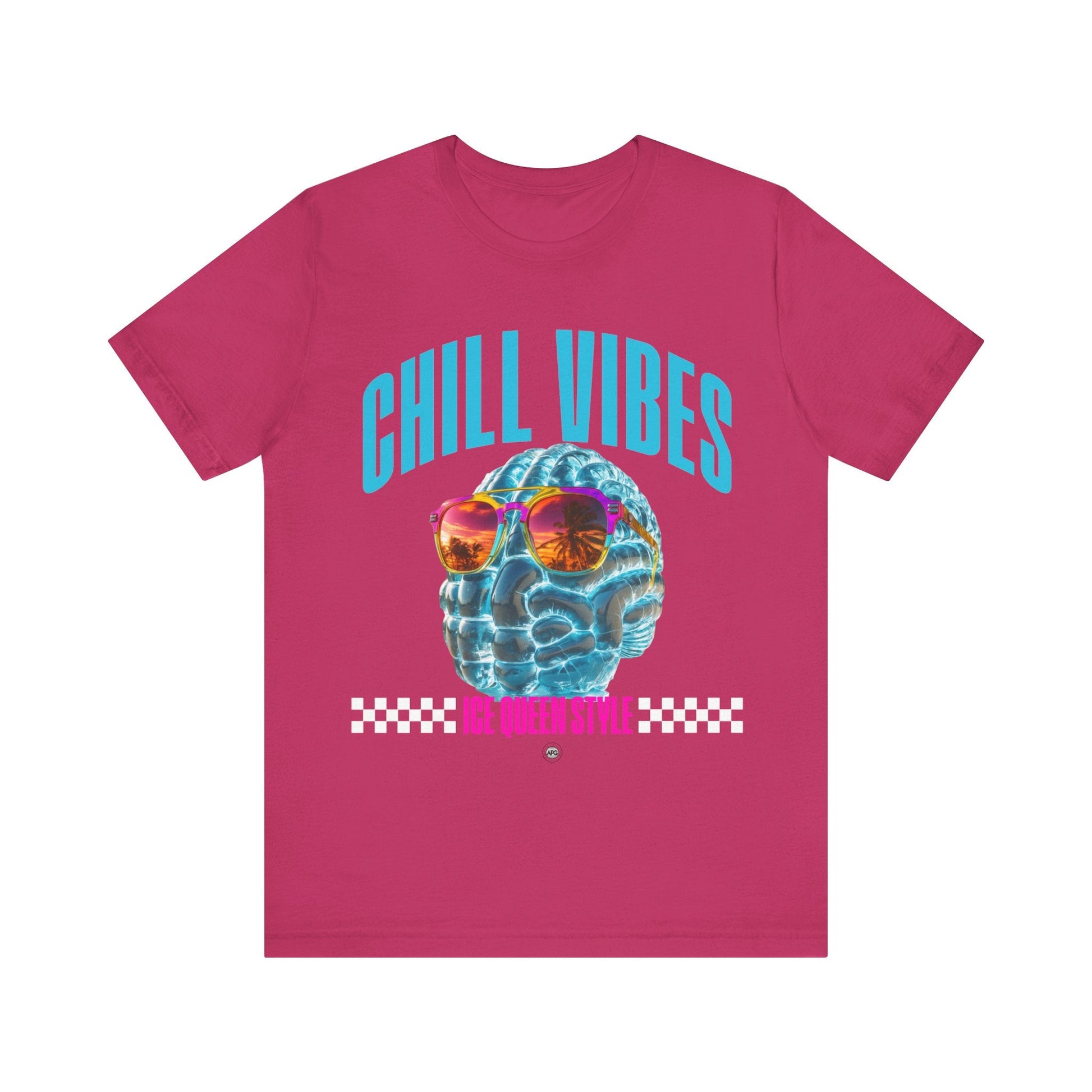 T-Shirt Chill Vibes Tee - Ice Queen Style Berry / S