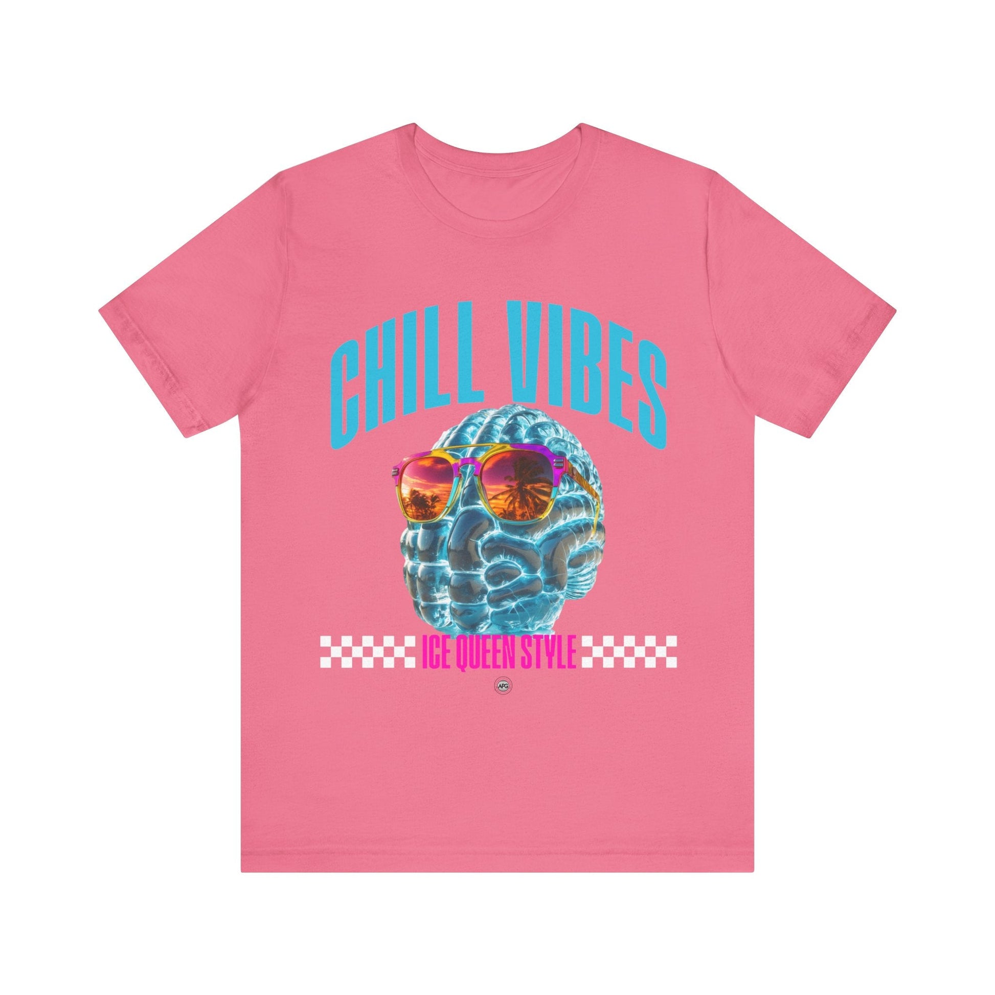 T-Shirt Chill Vibes Tee - Ice Queen Style Charity Pink / S