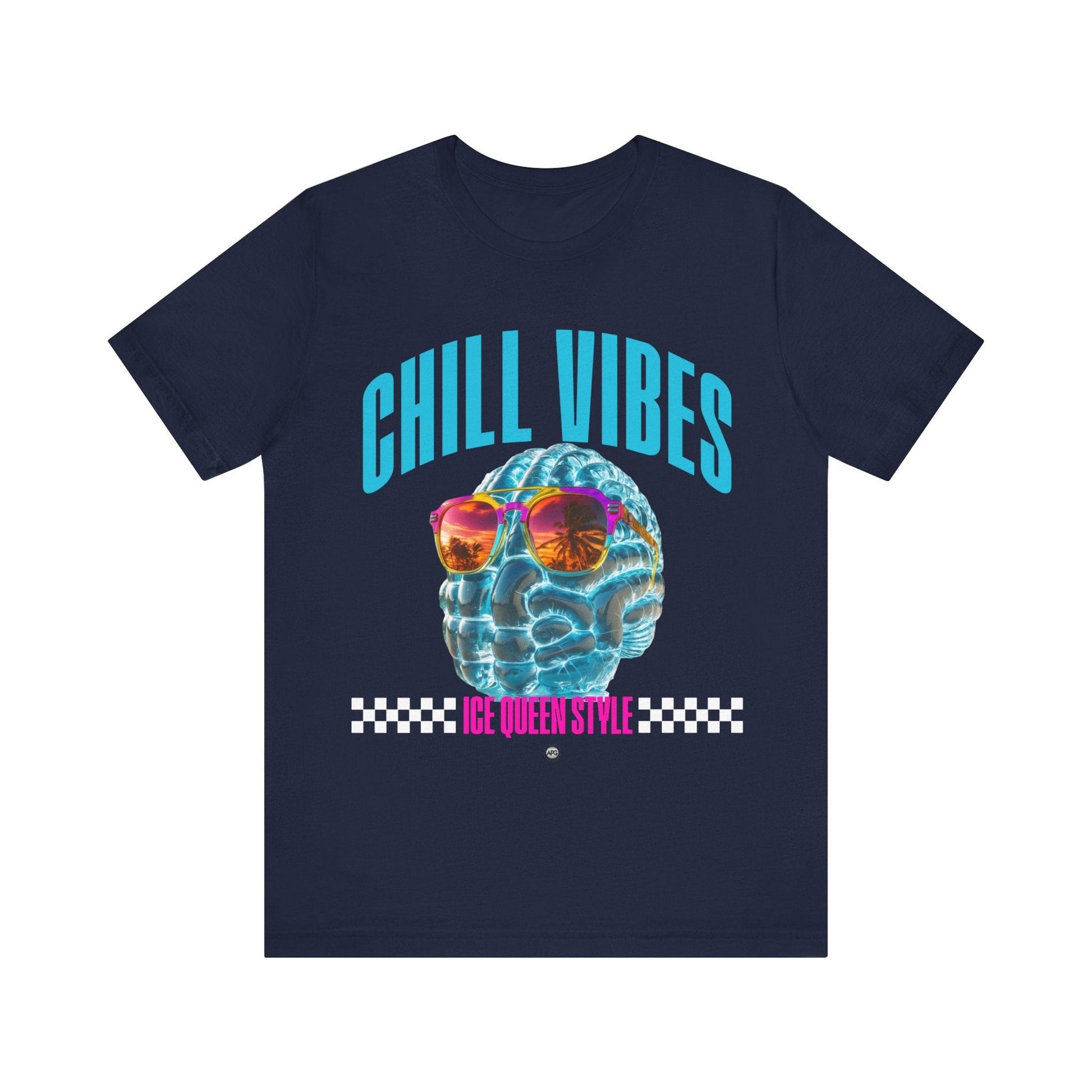 T-Shirt Chill Vibes Tee - Ice Queen Style Navy / S
