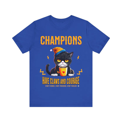 T-Shirt Claws and Courage Unisex Tee True Royal / S