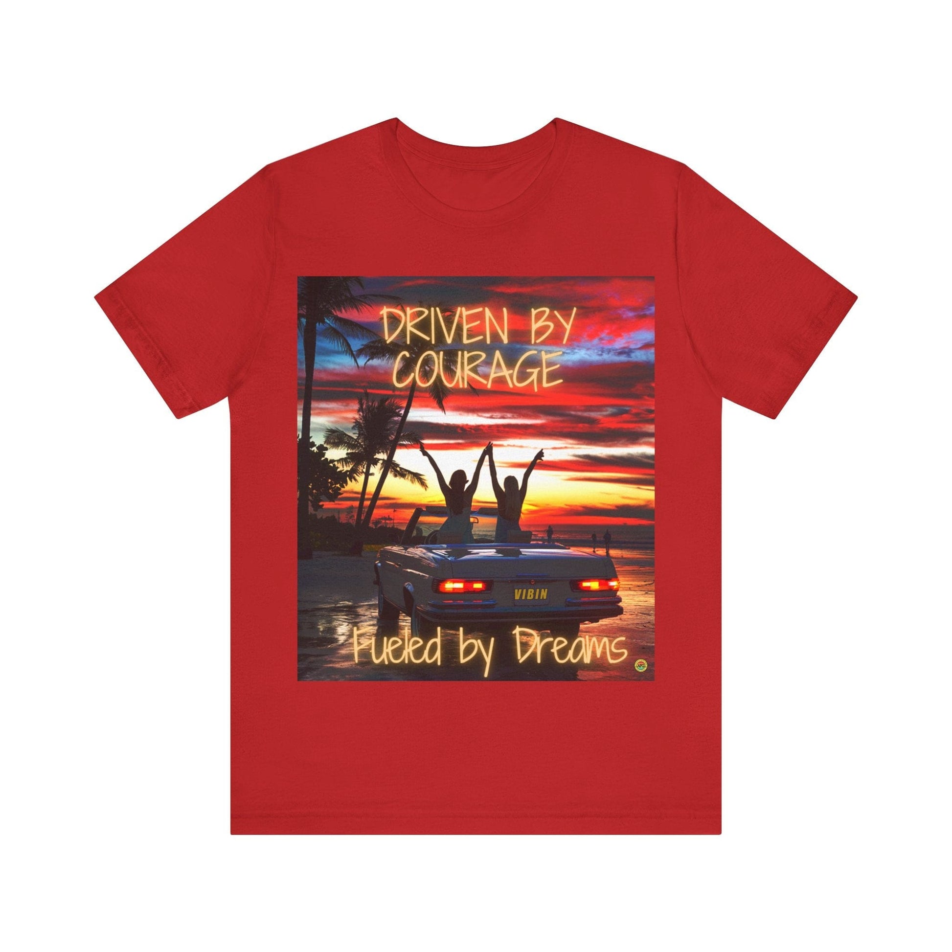 T-Shirt Courageous Dreamer Unisex Tee Red / S