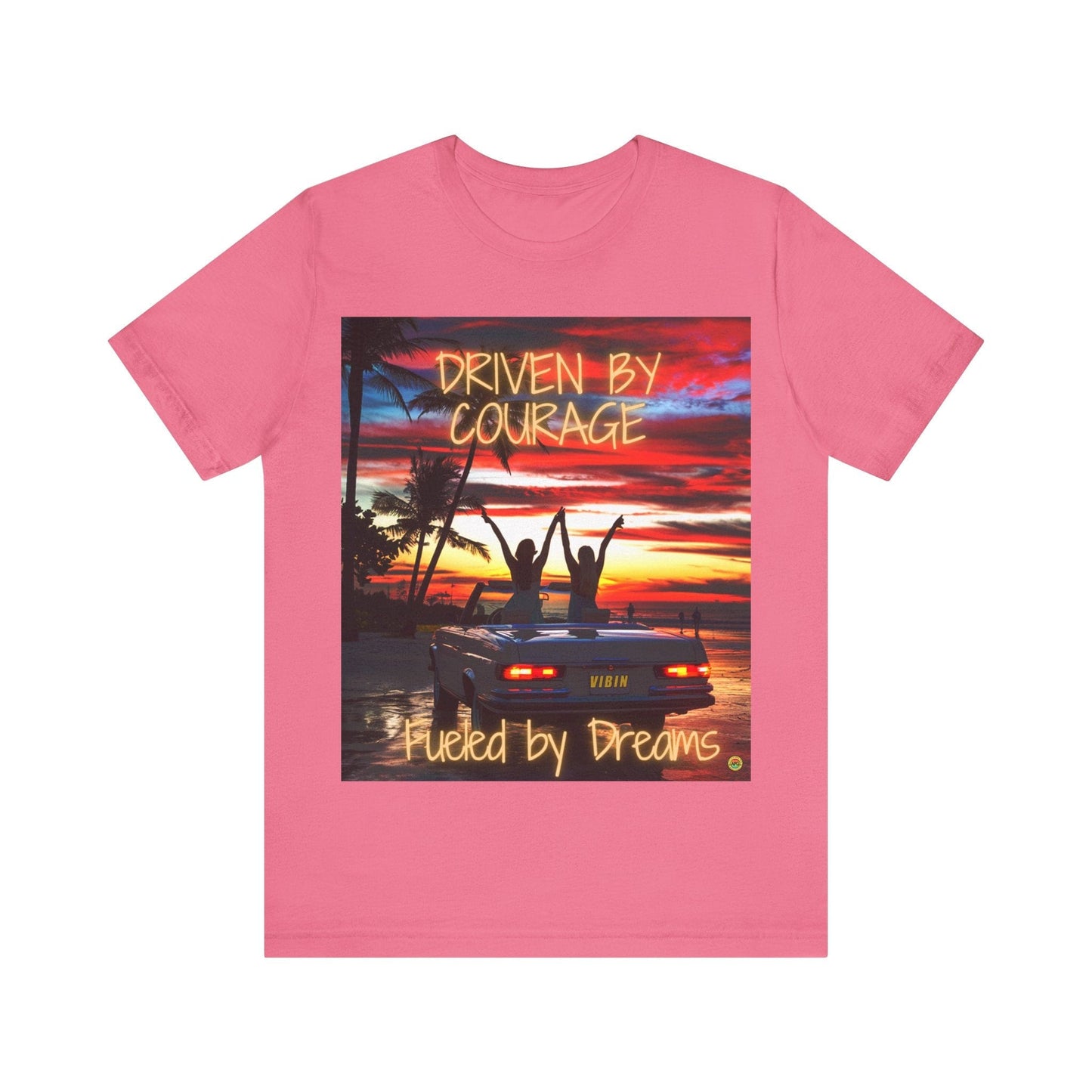 T-Shirt Courageous Dreamer Unisex Tee Charity Pink / S