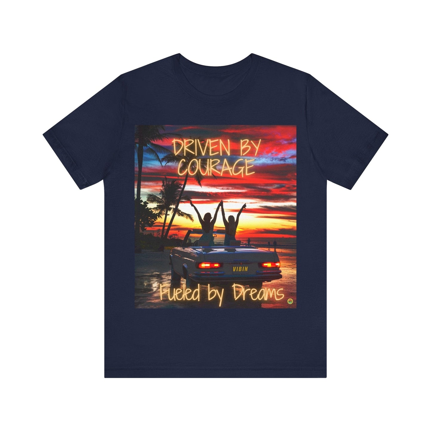 T-Shirt Courageous Dreamer Unisex Tee Navy / S