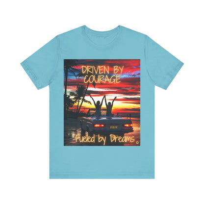 T-Shirt Courageous Dreamer Unisex Tee Turquoise / S