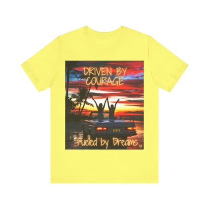 T-Shirt Courageous Dreamer Unisex Tee Yellow / S