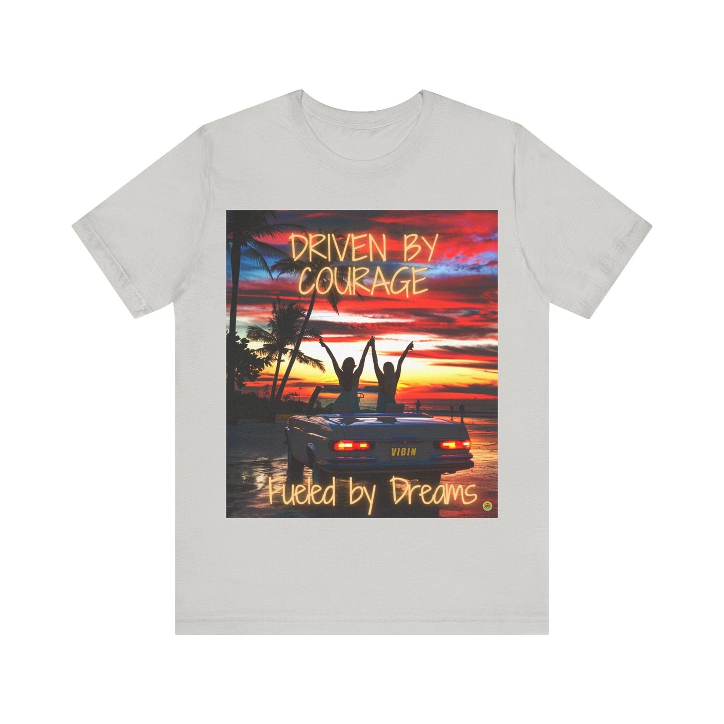 T-Shirt Courageous Dreamer Unisex Tee Silver / S