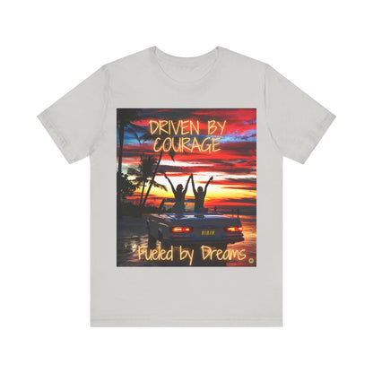 T-Shirt Courageous Dreamer Unisex Tee Silver / S