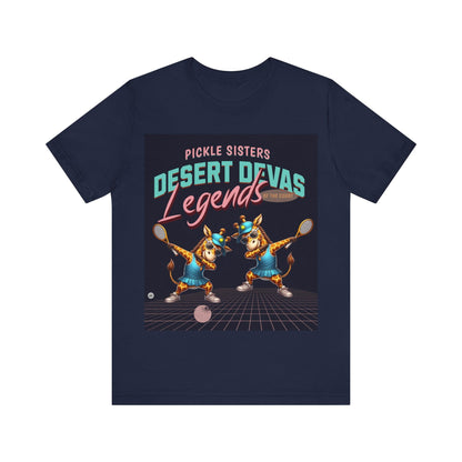 T-Shirt Desert Devas - Pickle Sisters - Pickleball Tee Navy / S