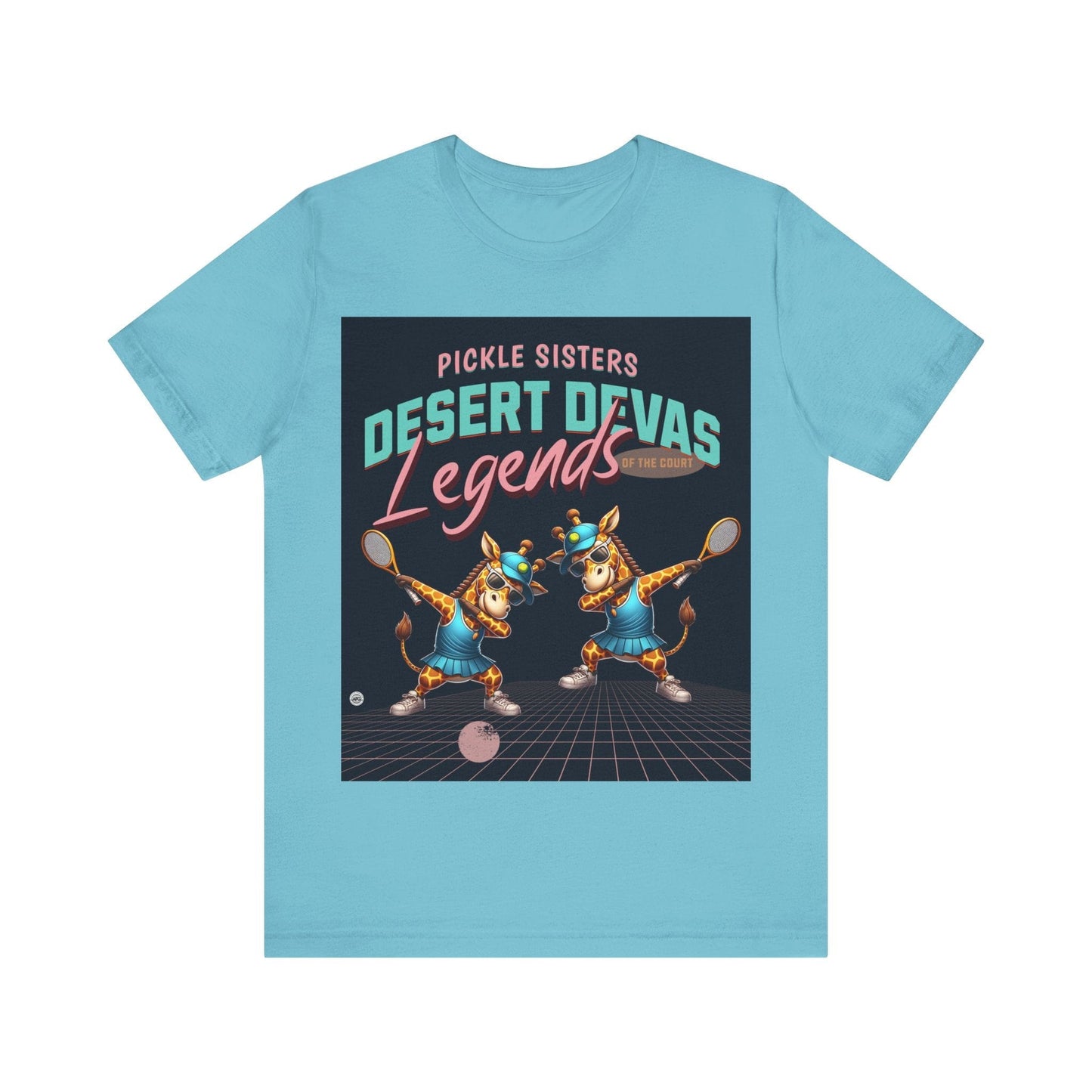 T-Shirt Desert Devas - Pickle Sisters - Pickleball Tee Turquoise / S