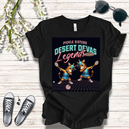 T-Shirt Desert Devas - Pickle Sisters - Pickleball Tee