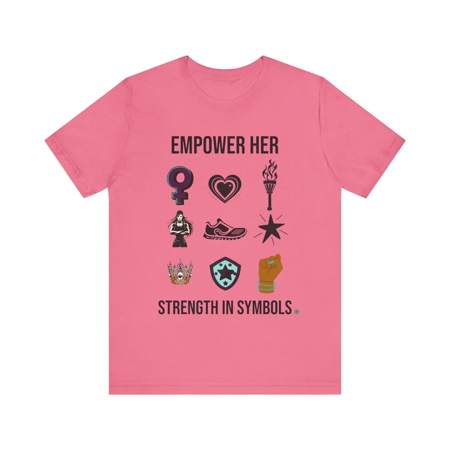 T-Shirt Empower her Strength Unisex Tee Charity Pink / S