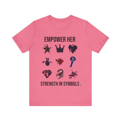 T-Shirt Empower her Unisex Tee Charity Pink / S