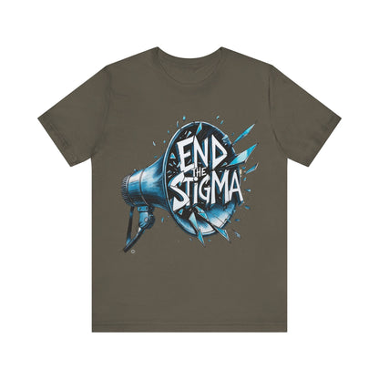 T-Shirt End the Stigma Pride T-Shirt Army / S