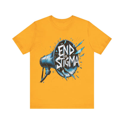 T-Shirt End the Stigma Pride T-Shirt Gold / S