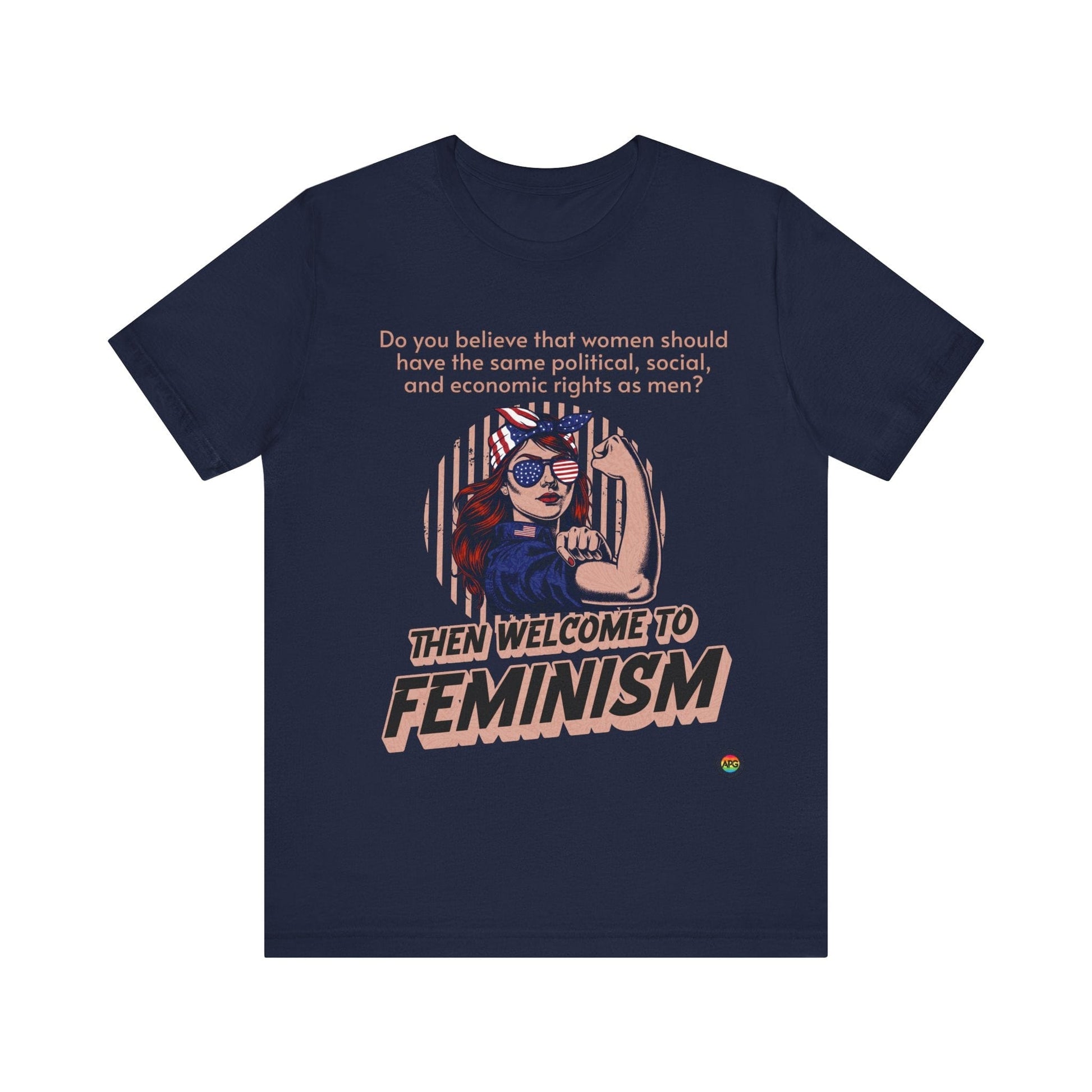 T-Shirt Feminism Unisex Tee Navy / S