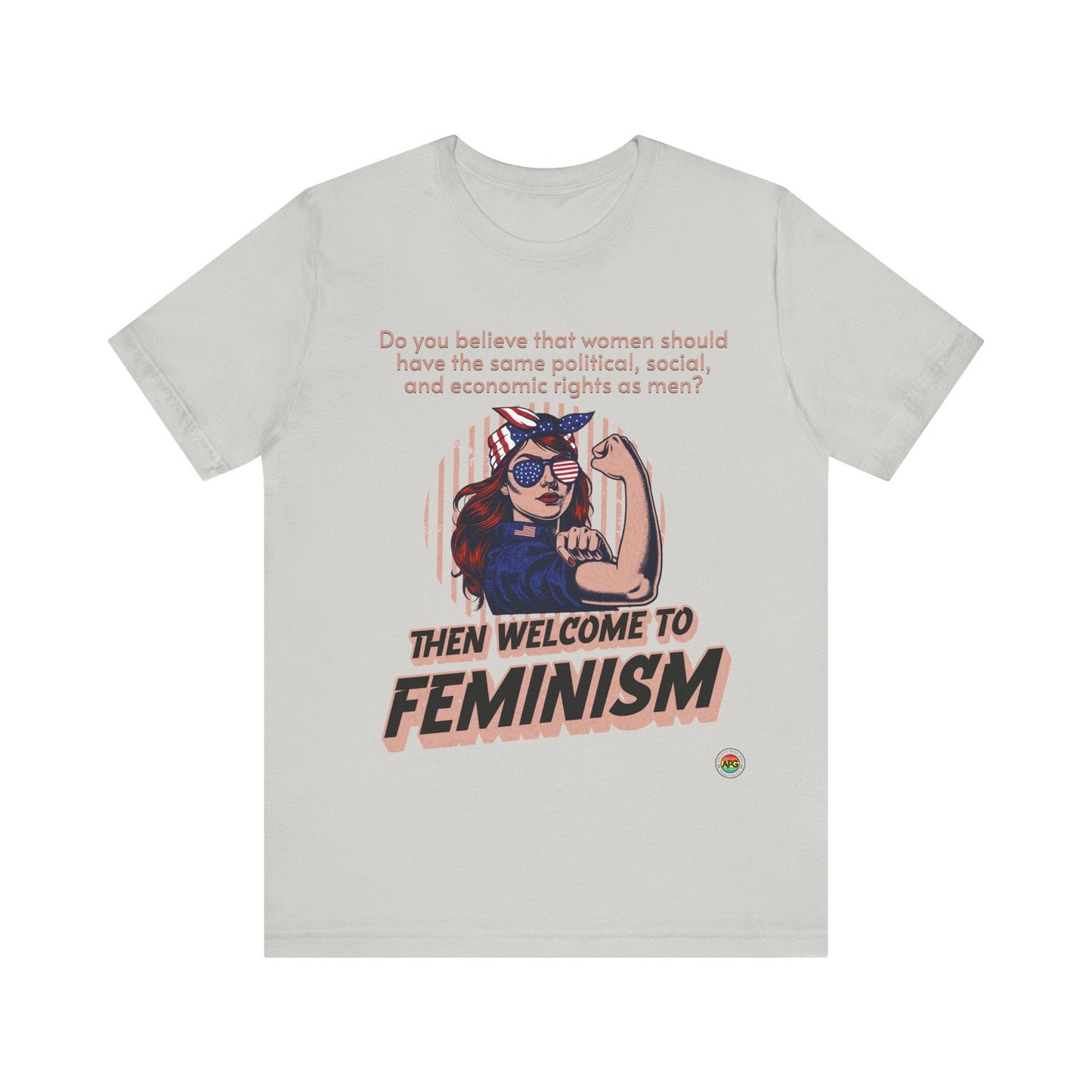 T-Shirt Feminism Unisex Tee Silver / S