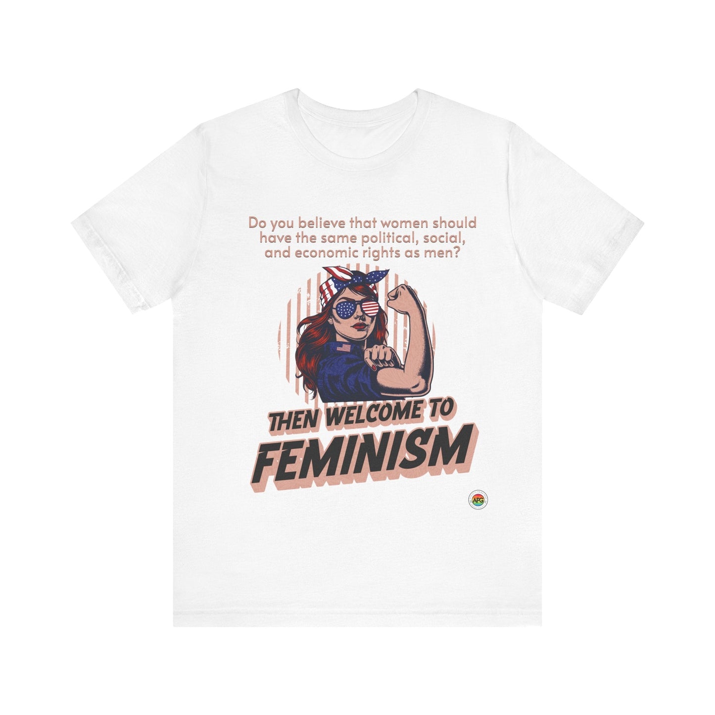 T-Shirt Feminism Unisex Tee White / S