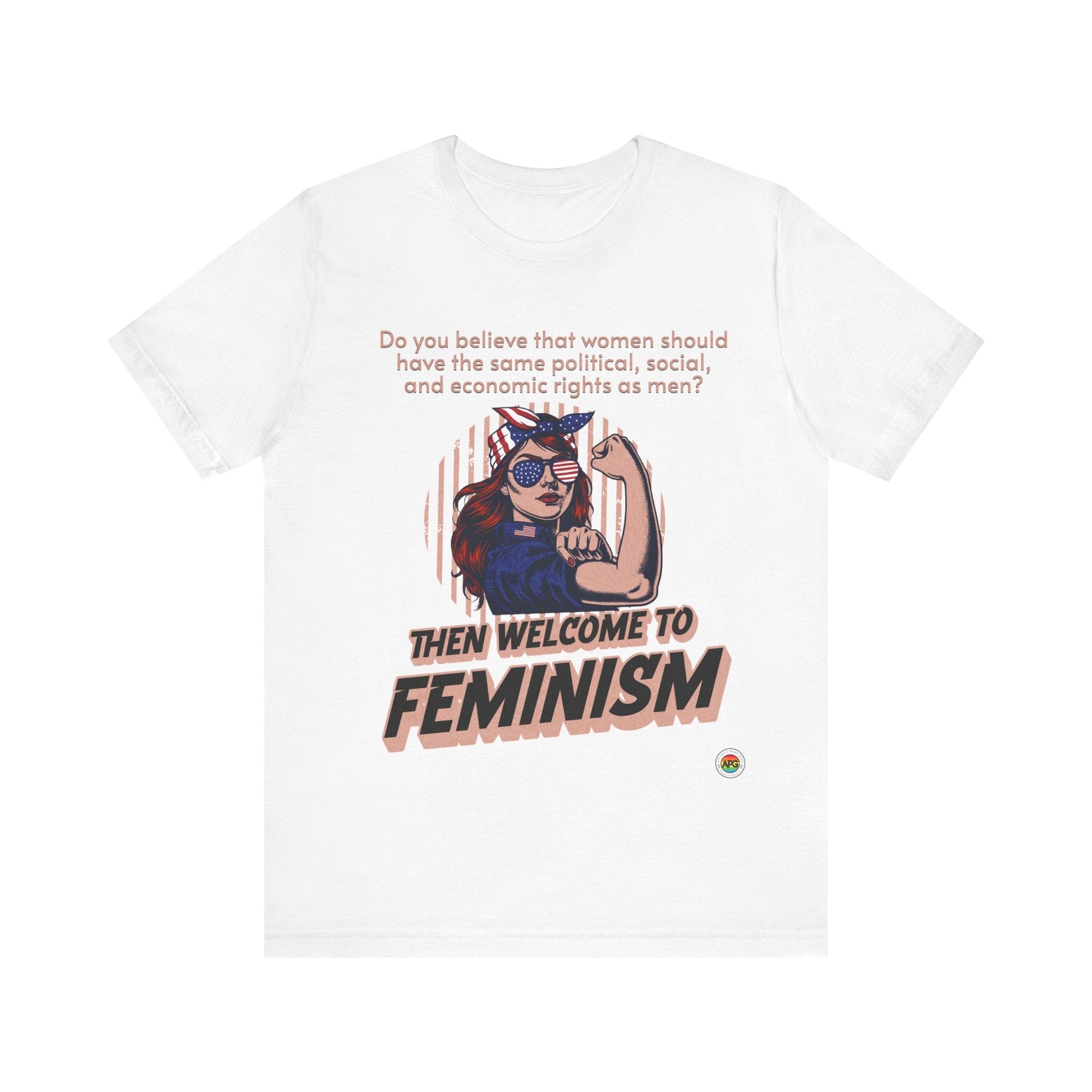 T-Shirt Feminism Unisex Tee White / S