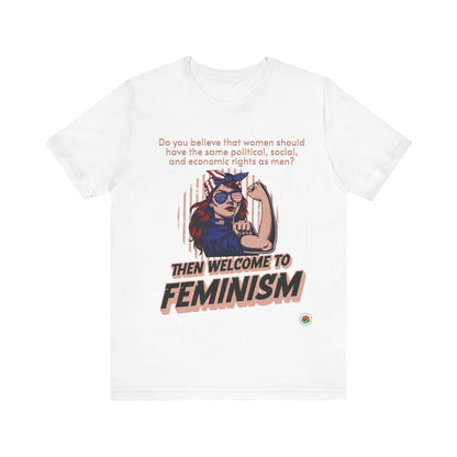 T-Shirt Feminism Unisex Tee White / S