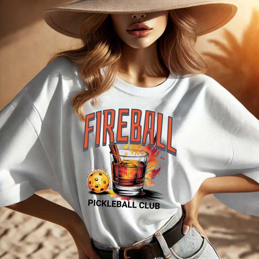 T-Shirt Fireball Pickleball Tee