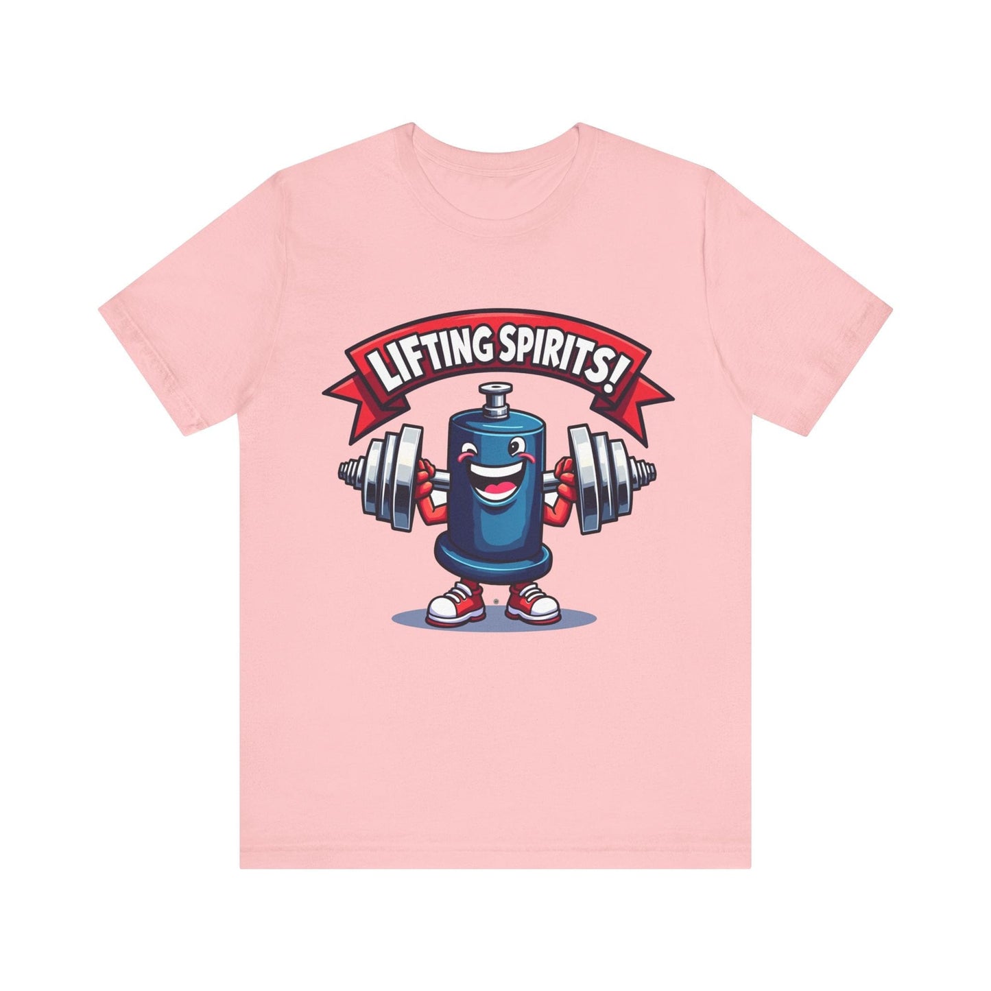 T-Shirt Funny Cartoonish Barrel Unisex Tee Pink / S