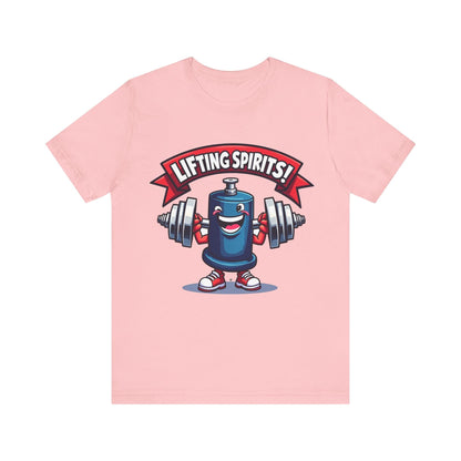 T-Shirt Funny Cartoonish Barrel Unisex Tee Pink / S