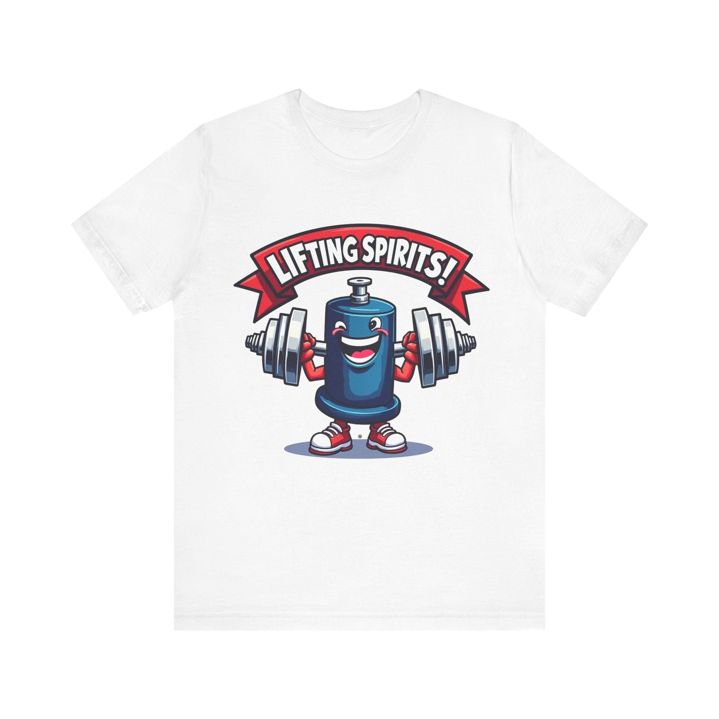 T-Shirt Funny Cartoonish Barrel Unisex Tee White / L