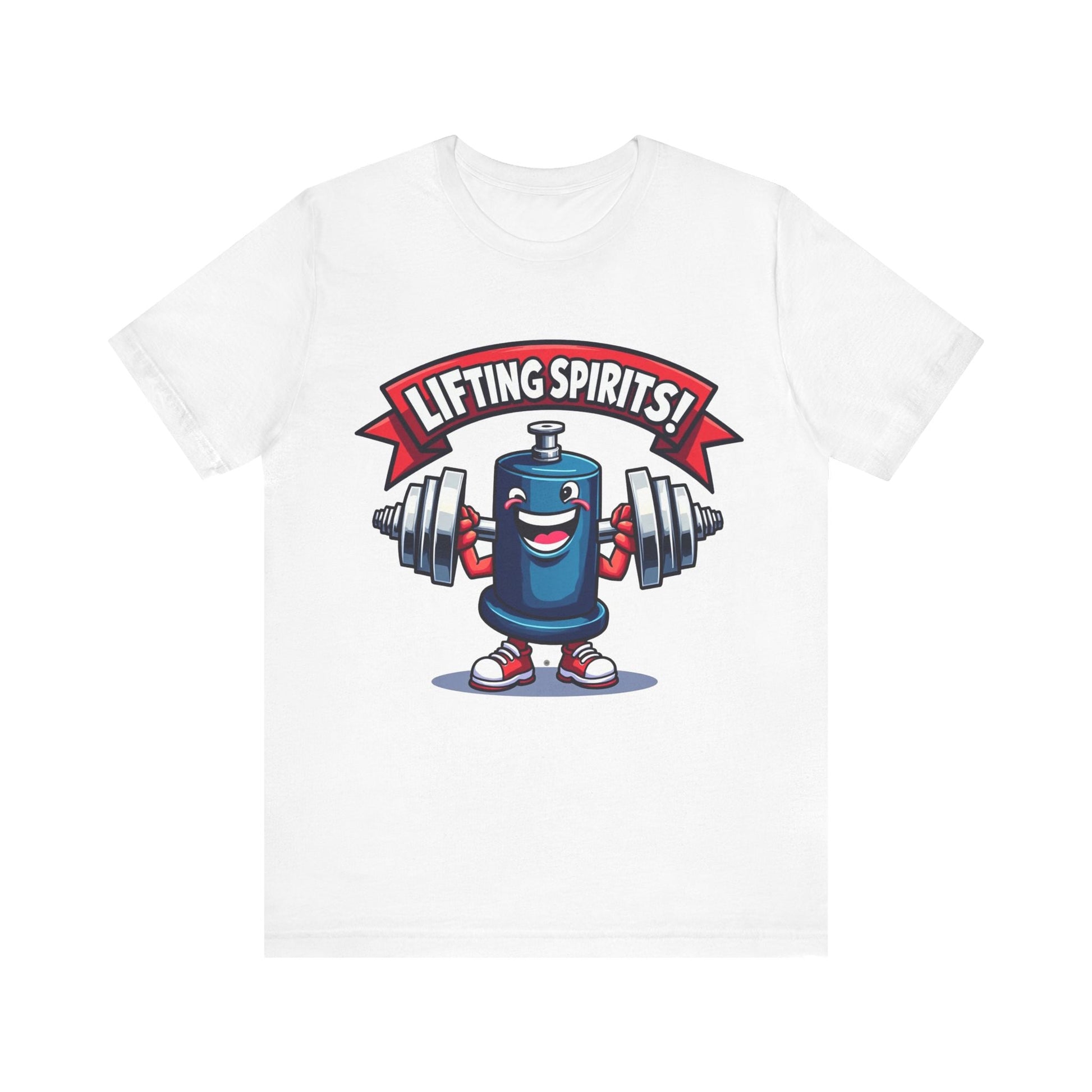 T-Shirt Funny Cartoonish Barrel Unisex Tee White / L